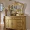 Lavish Bedroom in Gold Tone w/Optional Case Goods