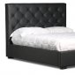 Zoe Bed in Black, Grey, Chocolate or White Leatherette by J&M
