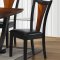 102090 Boyer Dining Table by Coaster in Cherry & Black w/Options