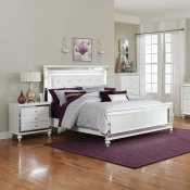 Alonza Bedroom 1845LED in White by Homelegance w/Options