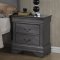Louis Phillipe Bedroom Set 5Pc in Gray by Lifestyle w/Options