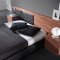 Zaragoza Premium Bedroom in Walnut and Black by J&M w/Options