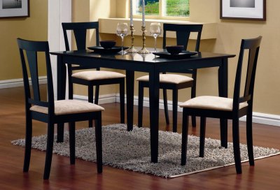  Solid Wood Furniture on Pc Contemporary Dinette With Solid Wood Design At Furniture Depot