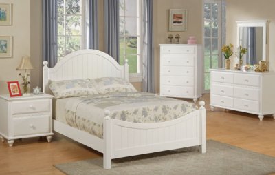 Full Beds  Kids on White Contemporary Kids Twin Or Full Bed W Optional Casegoods At