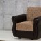 Legend Brown Chenille Modern Sofa Bed w/Optional Items