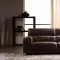 Espresso Crocodile Leather Modern Stylish 3PC Living Room Set
