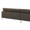 Loft L-Shaped Sectional Sofa in Chocolate Fabric by Modway