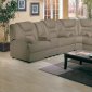 Home Theatre Style Sectional Sofa with Pull-Out Bed