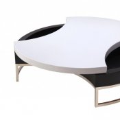 535C Coffee Table in Black & White by American Eagle