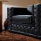 Black Leather Classic 3PC Living Room Set