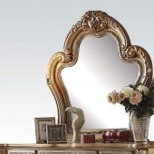 Dresden Mirror 23164 in Gold Patina by Acme