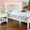 CM7908WH Pine Brook Kids Bedroom 4Pc Set in White w/Options