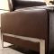 Espresso Crocodile Leather Modern Stylish 3PC Living Room Set