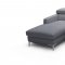 1281b Sectional Sofa in Grey Full Leather by J&M