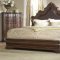 Brown Cherry Finish Traditional Manor Style Bed w/Options
