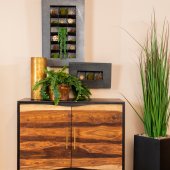 953447 Accent Cabinet in Black Walnut & Gold by Coaster