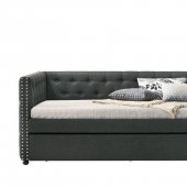 Romona Full Daybed 39455 in Gray Fabric by Acme w/Trundle