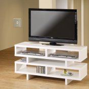 700721 TV Stand in White by Coaster