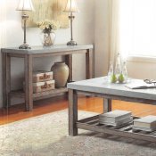 Dustin Coffee Table 3Pc Set 81590 in Salvage Oak by Acme