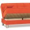 Smart Fit Sofa Bed in Orange Fabric by Casamode