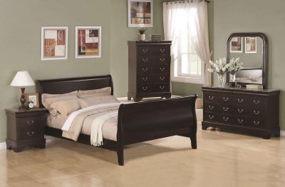 Queen Size  Furniture on Transitional 5pc Bedroom Set W Queen Size Bed At Furniture Depot