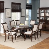 104111 Harris Dining Table by Coaster in Cherry w/Optional Items
