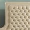 Sedona Upholstered Bed in Cream Velvet Fabric w/Options