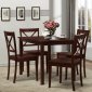 2437-44 Sloan Dining Table by Homelegance in Cherry w/Options
