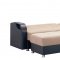 Soho Sectional Sofa in Beige Chenille Fabric by Rain w/Options
