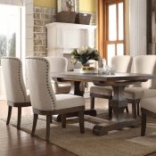 Landon 60740A Dining Table in Salvage Brown by Acme w/Options