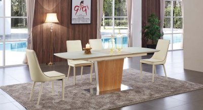 2196 Dining Table by ESF w/Glass Top & Optional 2026 Chairs