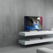 Cloud Mini TV Base in White Gloss by J&M