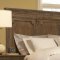 Gray Driftwood Traditional Bedroom w/Panel Bed & Optional Items