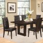 105721 Chester Dining Table in Chocolate by Coaster w/Options