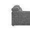 Alwin Sectional Sofa 53720 in Dark Gray Fabric by Acme w/Option
