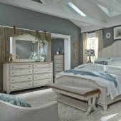 Farmhouse Reimagined Bedroom 652-BR-QPB 5Pc Set White by Liberty