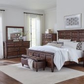 Avenue Bedroom 223031 in Burnished Brown by Coaster w/Options