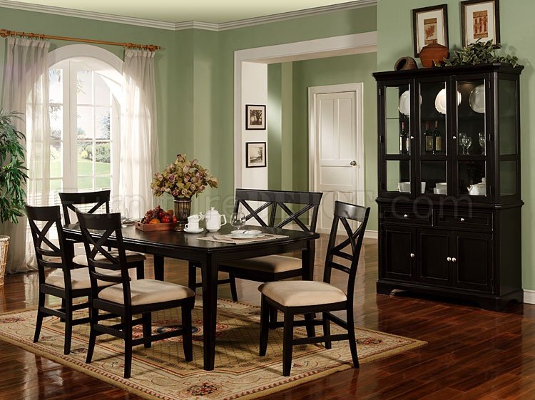 Black Wood Dining Room Sets