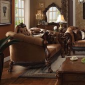 Dresden Sofa in Brown Fabric by Acme 52095 w/Options