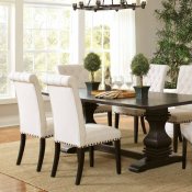 Parkins Dining Table 107411 in Espresso by Coaster w/Options
