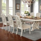 Arcadia Dining Table CM3150WH-T in Antique White w/Options