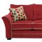 Poppy Fabric Modern Sofa & Loveseat Set w/Options