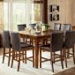 Faux Marble Top Modern Counter Height Dining Table w/Options