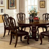 CM3319RT Bellagio Dining Table in Brown Cherry w/Options