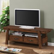 702106 TV Stand in Rustic Pecan by Coaster