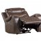 Putnam Power Motion Sofa 9405BR-3PW in Brown by Homelegance