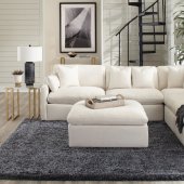 Hobson Sectional Sofa 551451 in Off White by Coaster w/Options