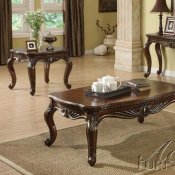 80064 Remington Coffee Table in Brown Cherry by Acme w/Options