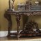 Chateau Console Table 402 in Cherry by Meridian w/ Marble Top