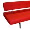 K18-A Sofa Bed in Red Leatherette by J&M